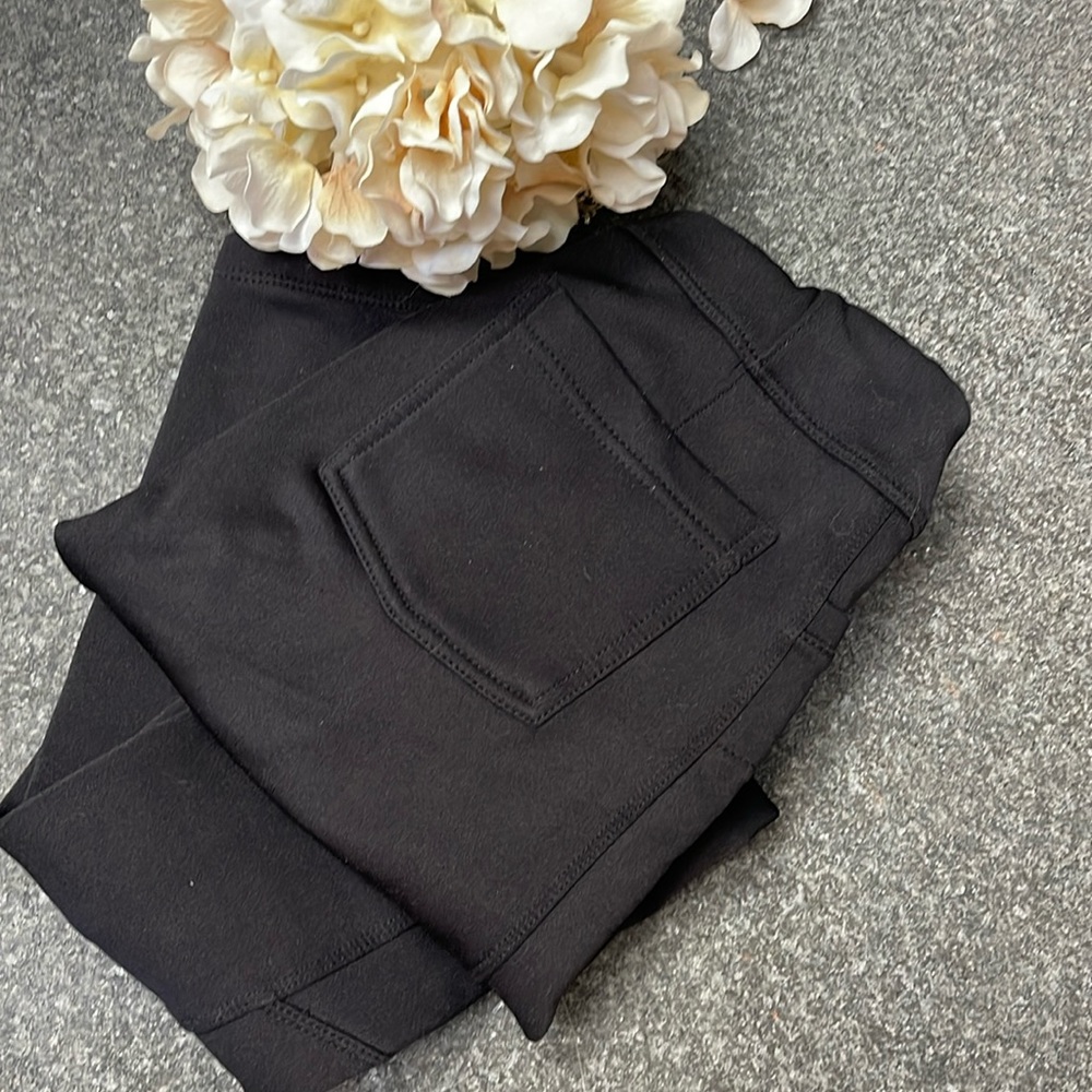 Athleta black fleece leggings